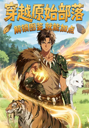 穿越原始部落，解锁图鉴就能加点（94集）古代短剧推荐
