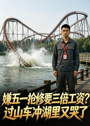 嫌五一抢修要三倍工资？过山车冲湖里又哭了（33集）最火爆的短剧