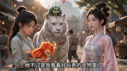 穿越少女收服四方神兽（23集）精彩短剧看全集